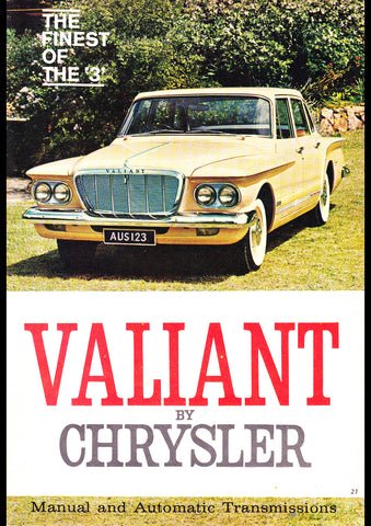 1962 CHRYSLER VALIANT SV1 SERIES AUSSIE AD ART PRINT POSTER