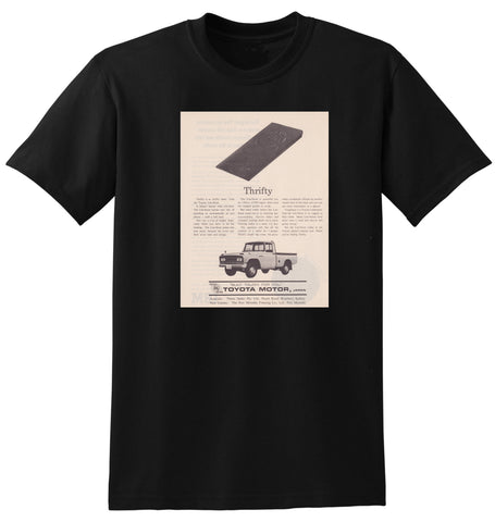 1964 TOYOTA LITE STOUT UTE UTILITY AUSSIE AD TSHIRT