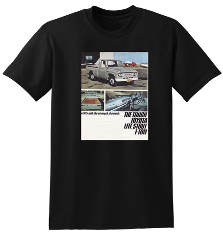 1965 TOYOTA STOUT UTE UTILITY AUSSIE AD TSHIRT