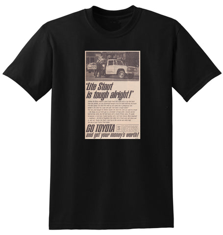 1966 TOYOTA STOUT UTE UTILITY AUSSIE AD TSHIRT