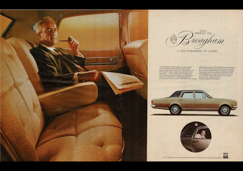 1968 HK BROUGHAM BY HOLDEN AUSSIE AD ART PRINT POSTER