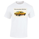 1970 TOYOTA COROLLA COUPE REPRO AD TSHIRT