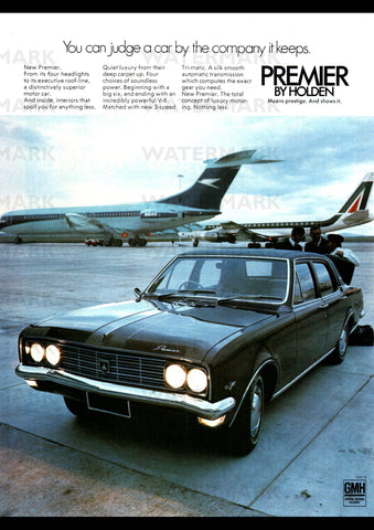 1971 HG HOLDEN PREMIER AUSSIE REPRO AD ART PRINT POSTER