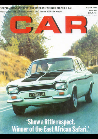 1972 FORD ESCORT GT SOUTH AFRICA AD ART PRINT POSTER