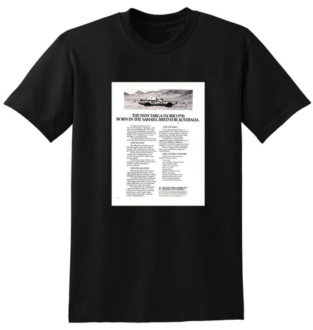 1974 LEYLAND P76 TARGA FLORIO AUSSIE AD TSHIRT