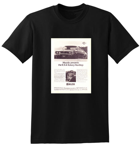 1974 MAZDA RX4 HARDTOP AUSSIE AD TSHIRT