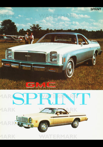 1977 GMC SPRINT USA REPRO AD ART PRINT POSTER