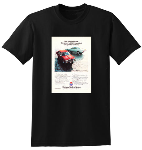 1978 DATSUN SKYLINE NISSAN AUSSIE AD TSHIRT