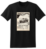 1978 FORD ESCORT RS 1800 ALPINE RALLY WIN AUSSIE AD TSHIRT