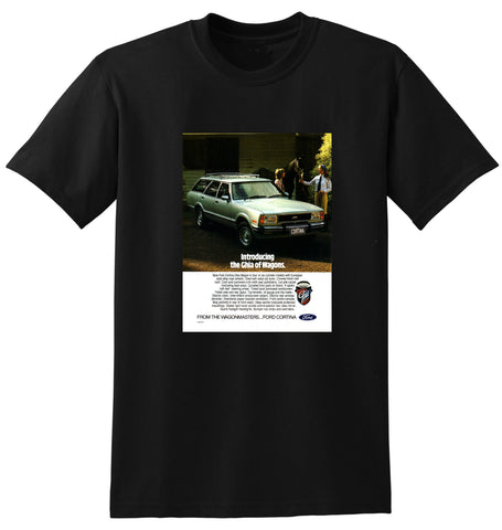 1978 TE FORD CORTINA GHIA AUSSIE AD TSHIRT