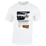 1978 TOYOTA COROLLA KESX 2 DOOR HARDTOP AUSSIE AD TSHIRT