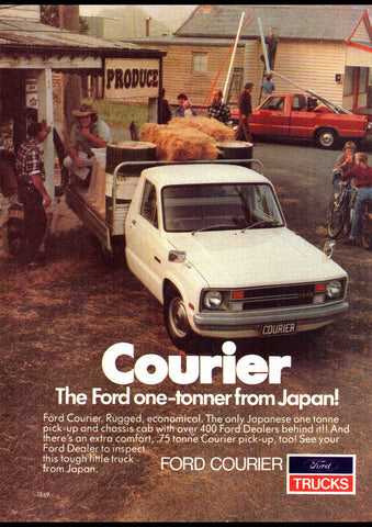 1979 FORD COURIER ONE-TONNER AUSSIE REPRO AD ART PRINT POSTER