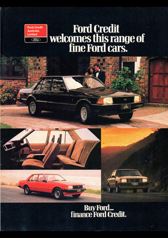 1979 FORD FINANCE XD FALCON GL FAIRMONT GHIA AUSSIE REPRO AD ART PRINT POSTER