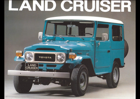 1979 TOYOTA FJ LAND CRUISER AD ART PRINT POSTER