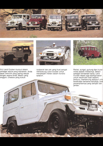 1981 TOYOTA FJ40 LAND CRUISER AD ART PRINT POSTER