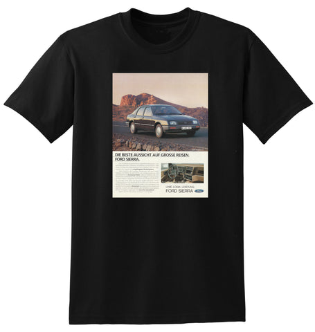 1984 FORD SIERRA GERMANY AD TSHIRT