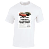 1995 SUBARU LIBERTY SEDAN & WAGON AUSSIE AD TSHIRT