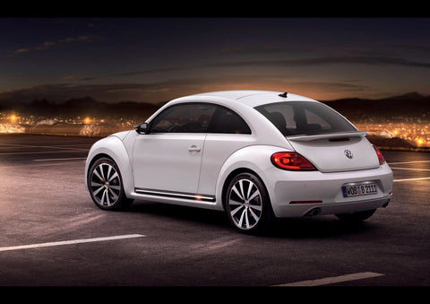 2012 VW BEETLE ART PRINT PHOTO POSTER