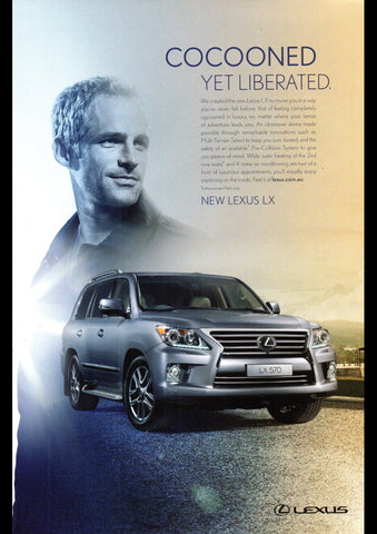 2012 LEXUS LX 570 SUV AUSSIE REPRO AD ART PRINT POSTER