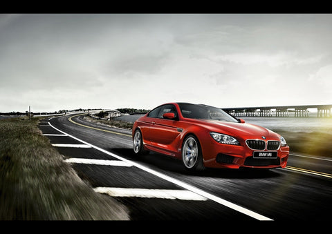 2015 BMW M6 F13 COUPE ART PRINT PHOTO POSTER