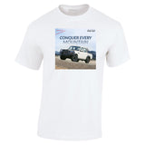 2024 MAHINDRA PIK-UP CONQUER EVERY MOUNTAIN AUSSIE AD TSHIRT