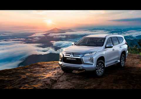 2022 MITSUBISHI PAJERO MONTERO SPORT AD ART PRINT POSTER