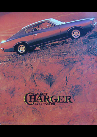 1973 VJ CHRYSLER VALIANT CHARGER AUSSIE REPRO AD ART PRINT POSTER