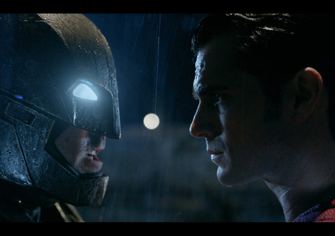 BATMAN VS SUPERMAN FACE TO FACE ART PRINT PHOTO POSTER