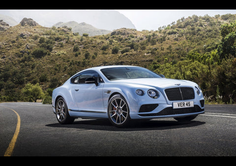 BENTLEY CONTINENTAL GT SPEED 2015 ART PRINT PHOTO POSTER