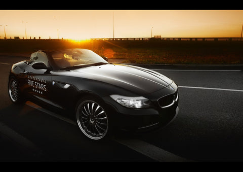 BMW Z4 ROADSTER BLACK ART PRINT PHOTO POSTER