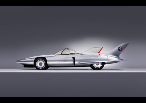 GM FIREBIRD CONCEPT CAR 1958 ART PRINT PHOTO POSTER