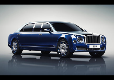 BENTLEY MULSANNE GRAND LIMOUSINE ART PRINT PHOTO POSTER