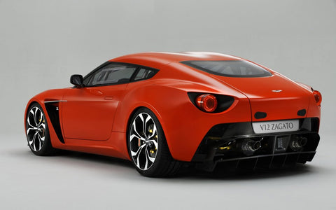 PHOTO OF 2011 ASTON MARTIN V12 ZAGATO REAR GICLEE ART PRINT POSTER