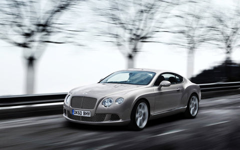 PHOTO OF 2011 BENTLEY CONTINENTAL GT GREY GICLEE ART PRINT POSTER