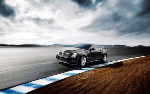 PHOTO OF 2011 CADILLAC CTS V COUPE GICLEE ART PRINT POSTER