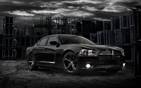 2012 DODGE CHARGER BLACKTOP ART PRINT POSTER