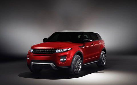 2012 RANGE ROVER EVOQUE RED ART PRINT POSTER