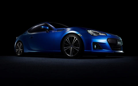 2013 SUBARU BRZ BLUE ART PRINT POSTER