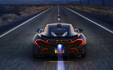 2014 MCLAREN P1 ROAD ART PRINT POSTER