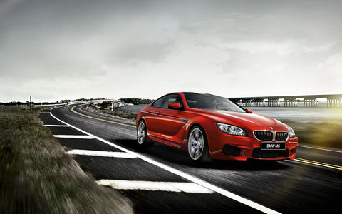 BMW M6 COUPE 2015 GICLEE CANVAS ART PRINT POSTER