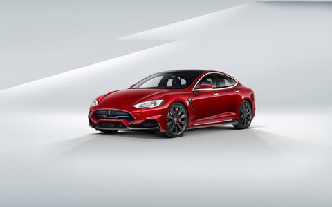 2015 TESLA MODEL S LARTE ART PRINT POSTER