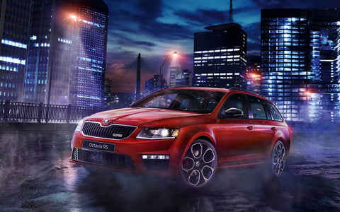 2015 SKODA OCTAVIA RS 230 ART PRINT POSTER