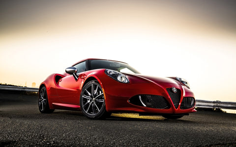 BEAUTIFUL ALFA ROMEO 4C GICLEE CANVAS ART PRINT POSTER