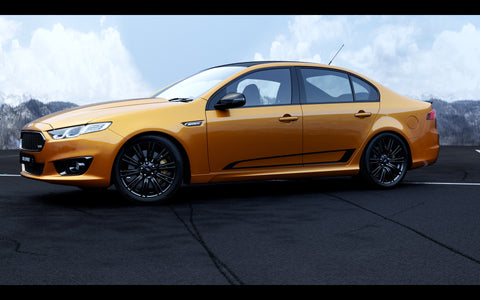FORD FALCON FGX XR8 SPRINT FRONT SIDE GICLEE CANVAS ART PRINT POSTER