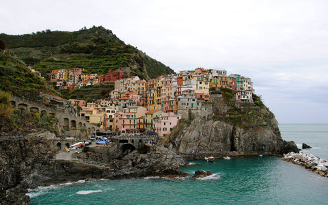 MANAROLA CINQUE ITALY GICLEE CANVAS ART PRINT POSTER