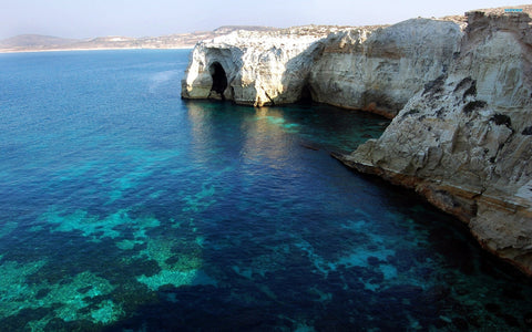 MILOS ISLAND GREECE GICLEE CANVAS ART PRINT POSTER