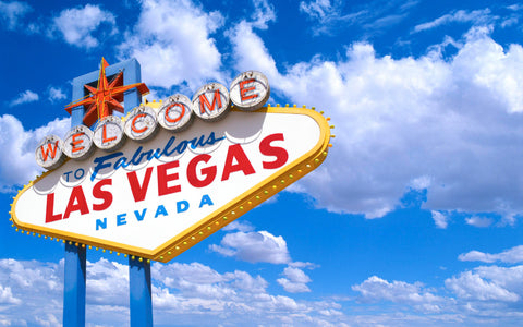 WELCOME TO LAS VEGAS GICLEE CANVAS ART PRINT POSTER