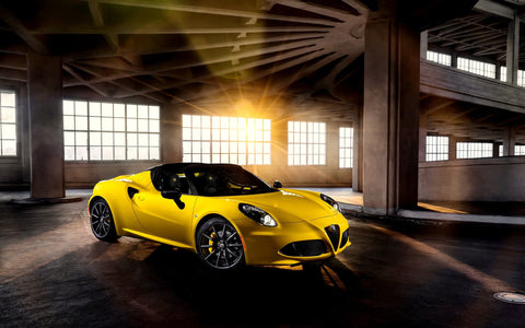 ALFA ROMEO 4C SPIDER ART PRINT POSTER