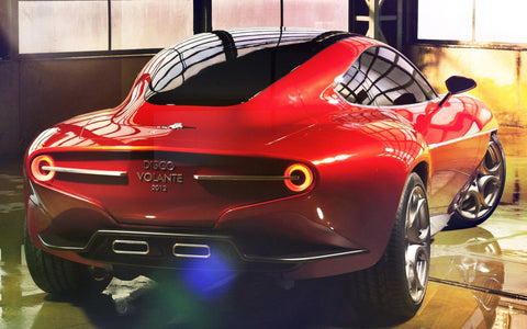 ALFA ROMEO DISCO VOLANTE ART PRINT POSTER