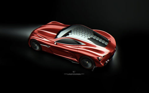 AMAZING ALFA ROMEO CONCEPT ART PRINT POSTER